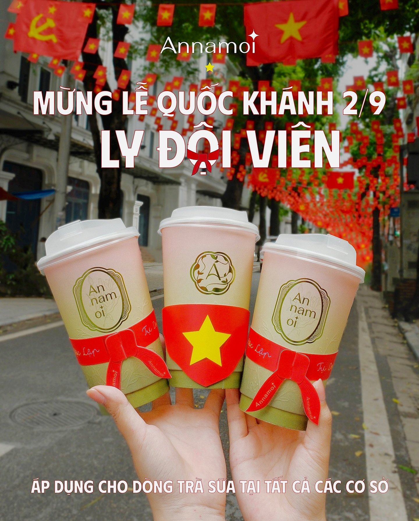 Đẹp tuyệt vời phiên bản ly mừng Quốc khánh 2/9 của loạt thương hiệu lớn, KATINAT và Cheese Coffee được khen ngợi vì siêu tinh tế- Ảnh 6.