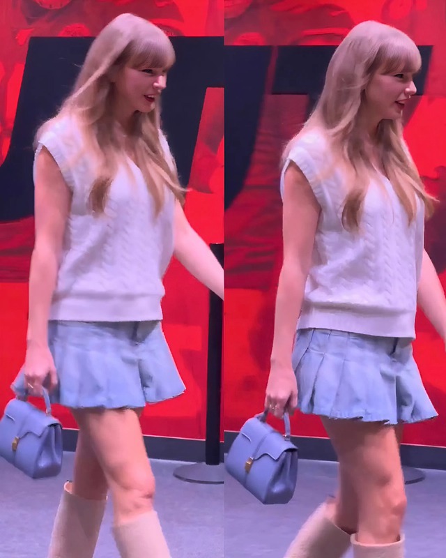 Taylor Swift lộ diện sau ảnh đính hôn: Mặc như nữ sinh, nhẫn khủng xa vạn dặm vẫn bắt sáng- Ảnh 2.