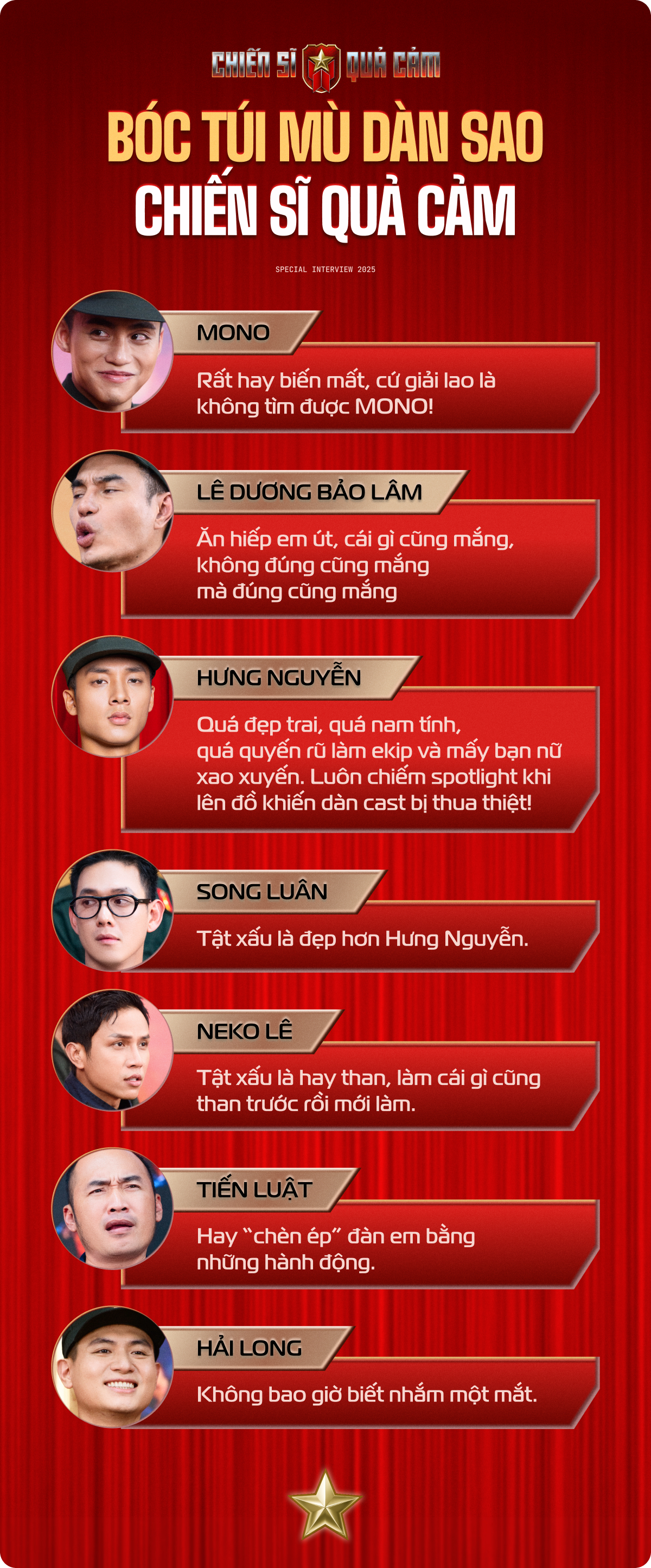 Dàn sao Chiến sĩ Quả Cảm: “Chúng tôi muốn có thêm chương trình Vợ Của Chiến Sĩ Quả Cảm, vì khoảnh khắc dũng cảm nhất là khi họ trở đối diện với vợ con và gia đình”- Ảnh 11.