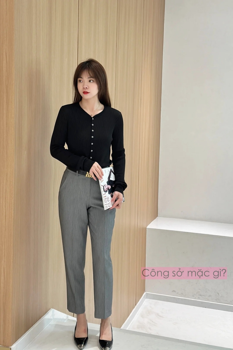 Phụ nữ trưởng thành muốn khí chất nhân đôi, nhất định phải có một chiếc quần côn- Ảnh 12.