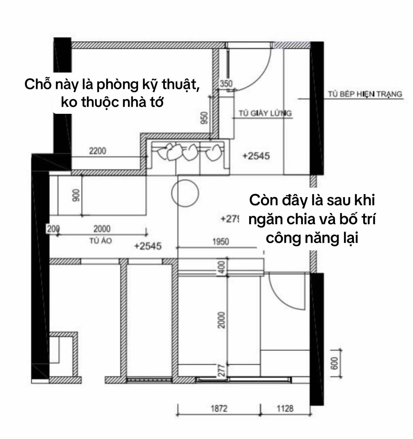 Studio 33m² gọn gàng sau khi chi 70 triệu cải tạo - 