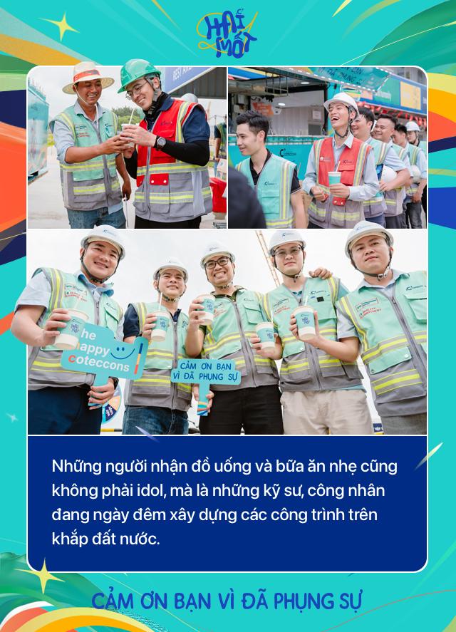 Xe cà phê Hàn Quốc “huyền thoại” bất ngờ xuất hiện tại 21 công trường của Coteccons- Ảnh 3.