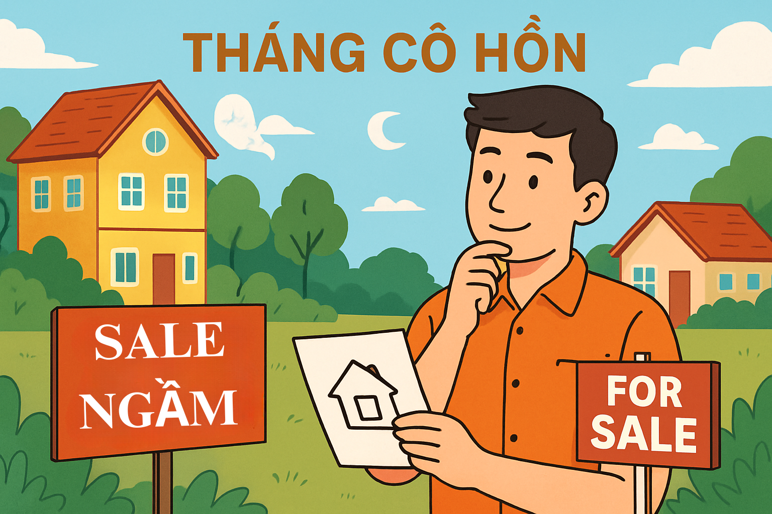 Tháng cô hồn có nên mua nhà? Khi bất động sản bước vào 