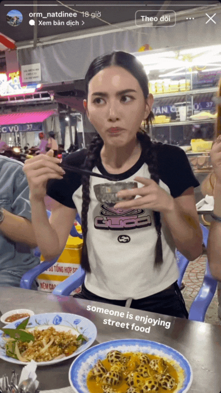 “Ma nữ” đẹp nhất Thái Lan có biểu cảm lạ khi lần đầu ăn món ốc của Việt Nam- Ảnh 5.