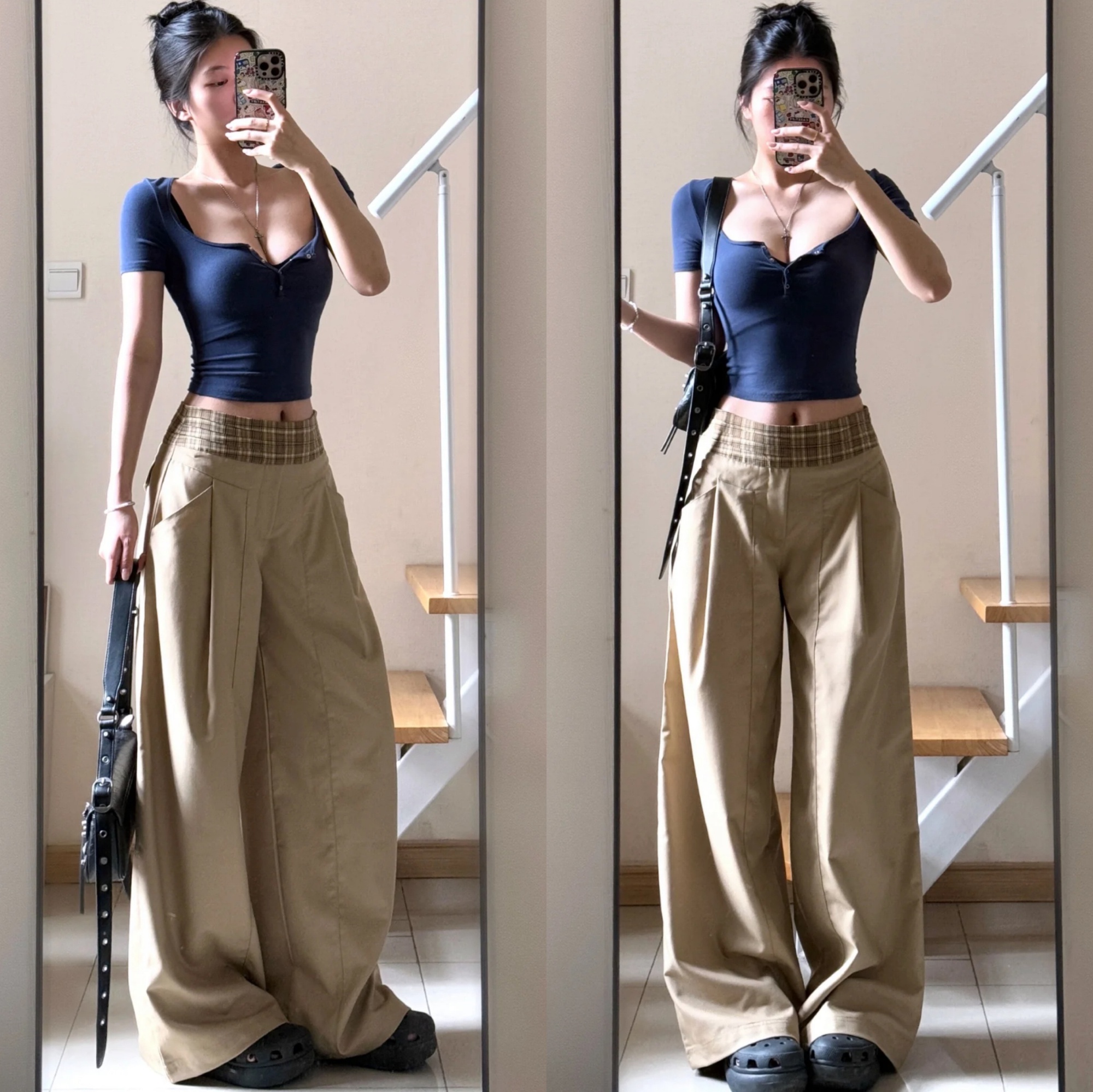 Công thức phối đồ "ngắn + dài" gây sốt, vừa tôn dáng cao vừa gọn người, cứ thế áp dụng thôi!- Ảnh 10.