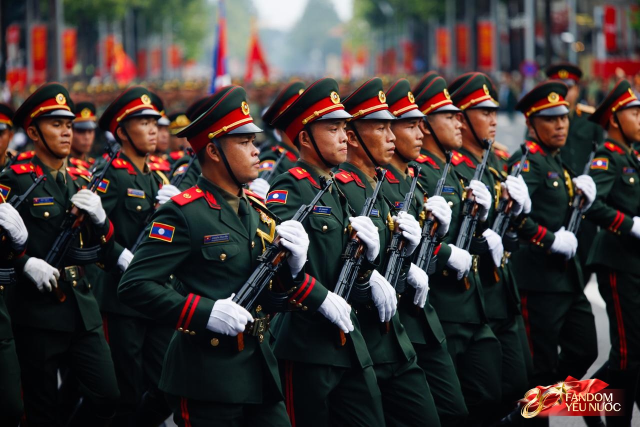 Cận cảnh quân nhân Nga, Trung Quốc, Lào, Campuchia tham gia tổng duyệt diễu binh diễu hành kỷ niệm 80 năm Quốc khánh- Ảnh 9.