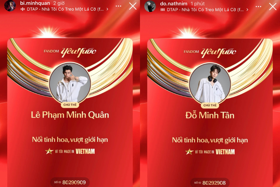 Dàn nam thần Tân Binh Toàn Năng gia nhập Fandom Yêu Nước, fan thi nhau vừa Dàn nam thần Tân Binh Toàn Năng gia nhập Fandom Yêu Nước, fan thi nhau vừa