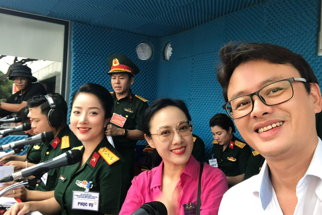 Hai biên tập viên VTV đọc thuyết minh trong lễ diễu binh, diễu hành A80 là ai?- Ảnh 2.