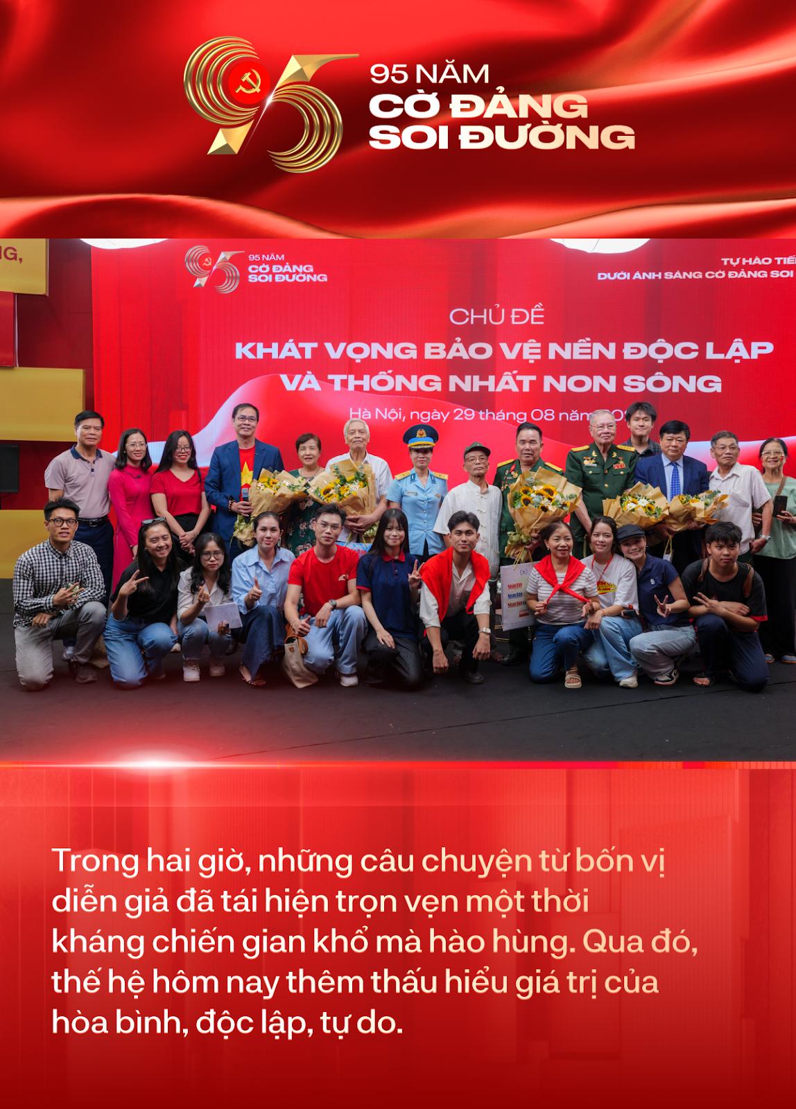 Lắng lòng nghe chuyện những anh hùng cách mạng kể tại Triển lãm “95 năm Cờ Đảng soi đường”- Ảnh 6.