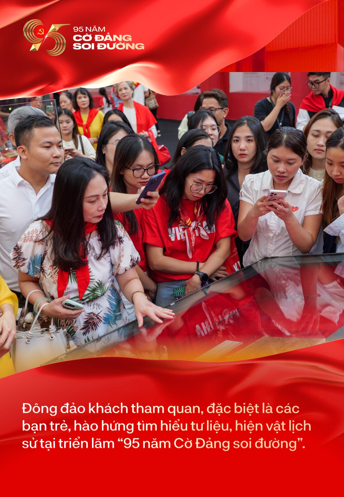 Giới trẻ tự hào và xúc động trước hành trình 95 năm Cờ Đảng soi đường- Ảnh 4.