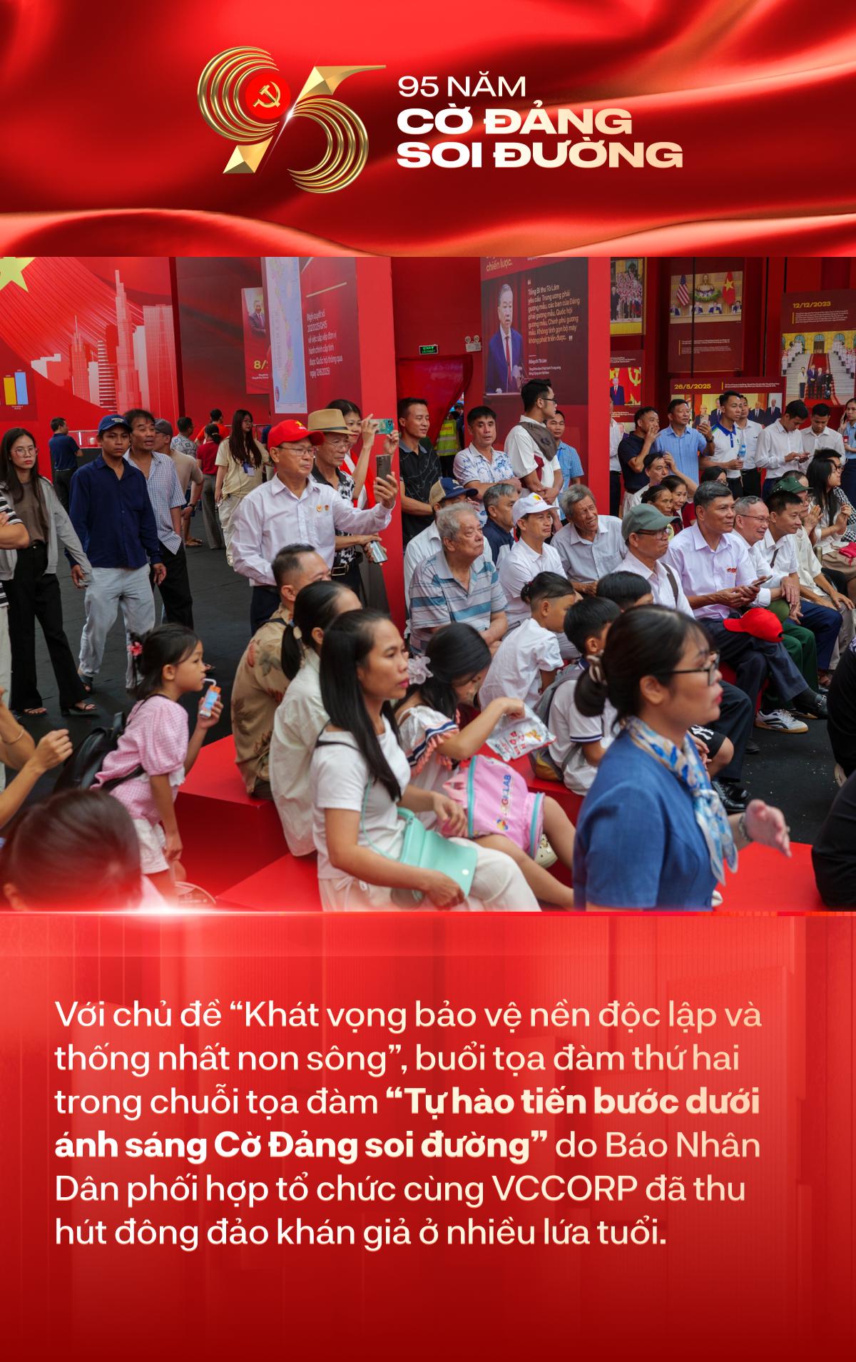 Lắng lòng nghe chuyện những anh hùng cách mạng kể tại Triển lãm “95 năm Cờ Đảng soi đường”- Ảnh 5.