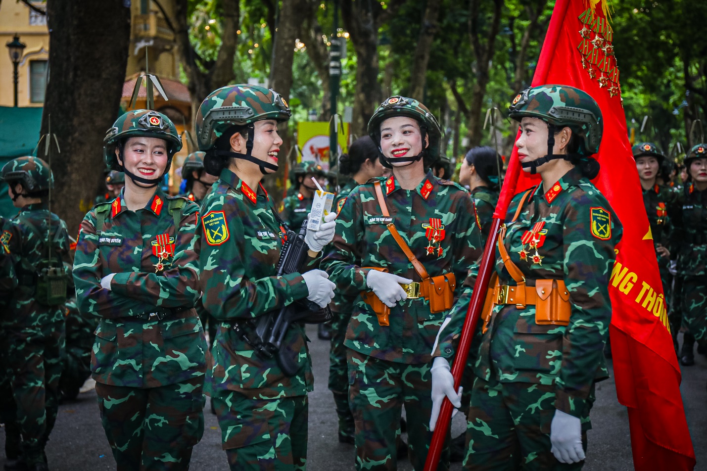 Một đêm không ngủ của lực lượng diễu binh, diễu hành- Ảnh 10.