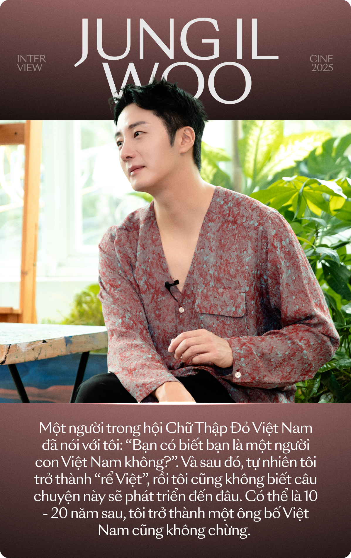 Jung Il Woo: Tôi muốn đóng cùng Trấn Thành trong một bộ phim 