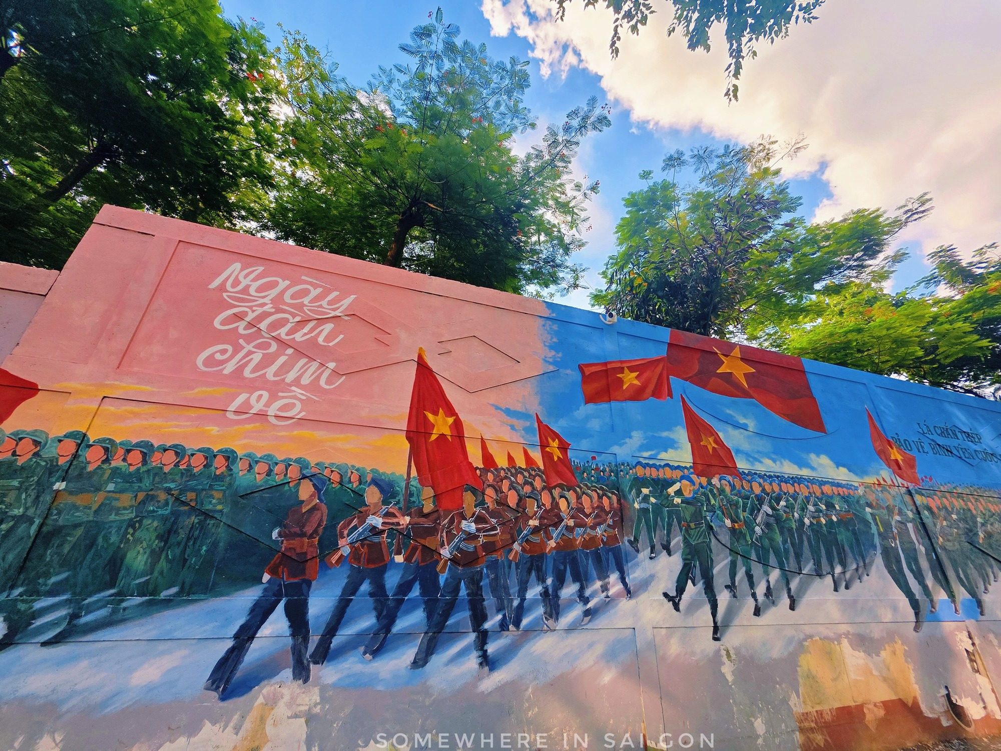 Trước thềm 2/9: Bức tranh diễu binh dài 300m tại TP.HCM khiến ai đi ngang cũng phải bồi hồi, xúc động- Ảnh 7.