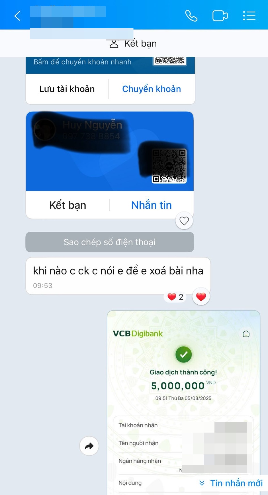 Vụ bán 2 trang công thức làm bánh bò giá 5 triệu, nhắn kèm "chị không muốn em làm giống chị”: Người bị bóc phốt lên tiếng!- Ảnh 3.