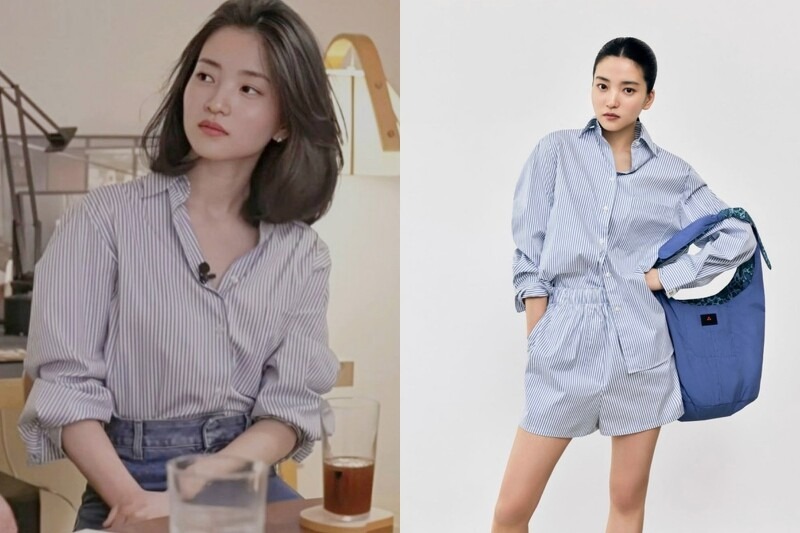 Song Hye Kyo, Suzy, Krystal... đều chết mê sơ mi kẻ sọc- Ảnh 4.
