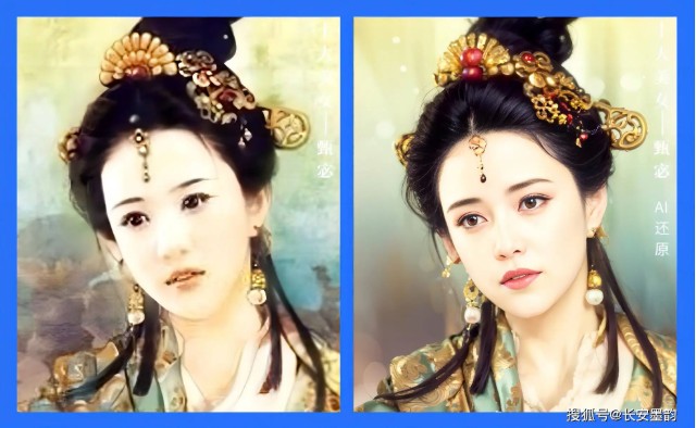 AI phục dựng chân dung 10 mỹ nhân Trung Hoa thời xưa: Cư dân mạng sửng sốt vì giống sao nữ nổi tiếng này- Ảnh 10.