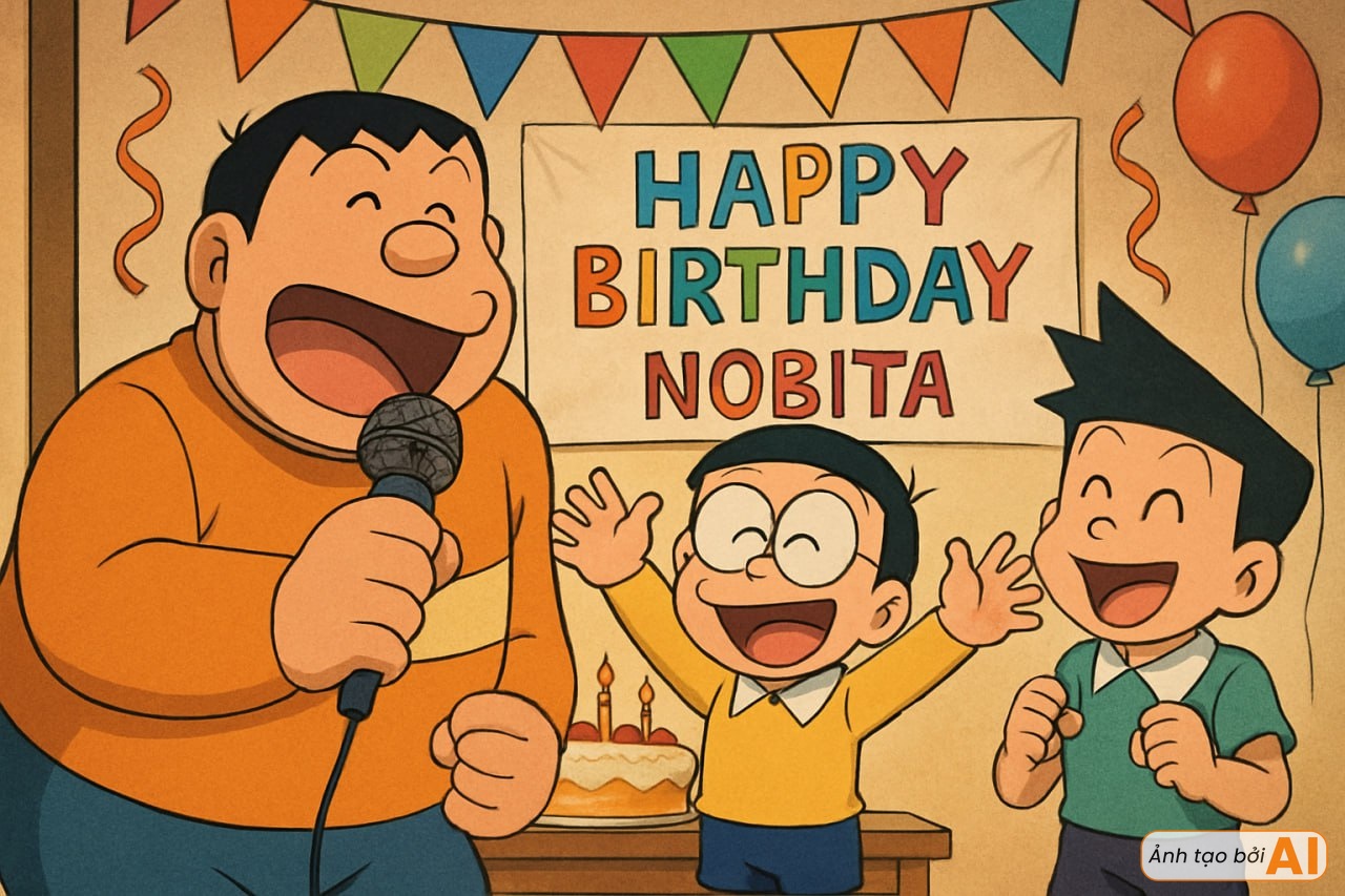 Sắp đến ngày đặc biệt của Nobita, nhóm bạn lén lút làm một việc khiến cậu nhóc khóc không ai dỗ được- Ảnh 4.