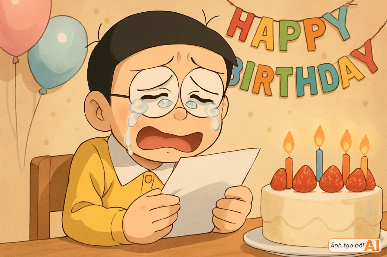 Sắp đến ngày đặc biệt của Nobita, nhóm bạn lén lút làm một việc khiến cậu nhóc khóc không ai dỗ được- Ảnh 7.