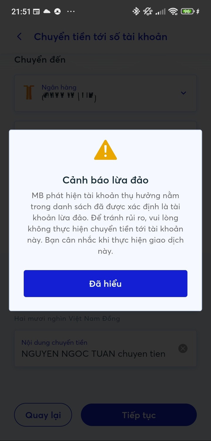 Tính năng mà người dùng Vietcombank, ViettinBank, BIDV... cần đặc biệt chú ý khi chuyển tiền- Ảnh 2. Tính năng mà người dùng Vietcombank, ViettinBank, BIDV... cần đặc biệt chú ý khi chuyển tiền- Ảnh 2.