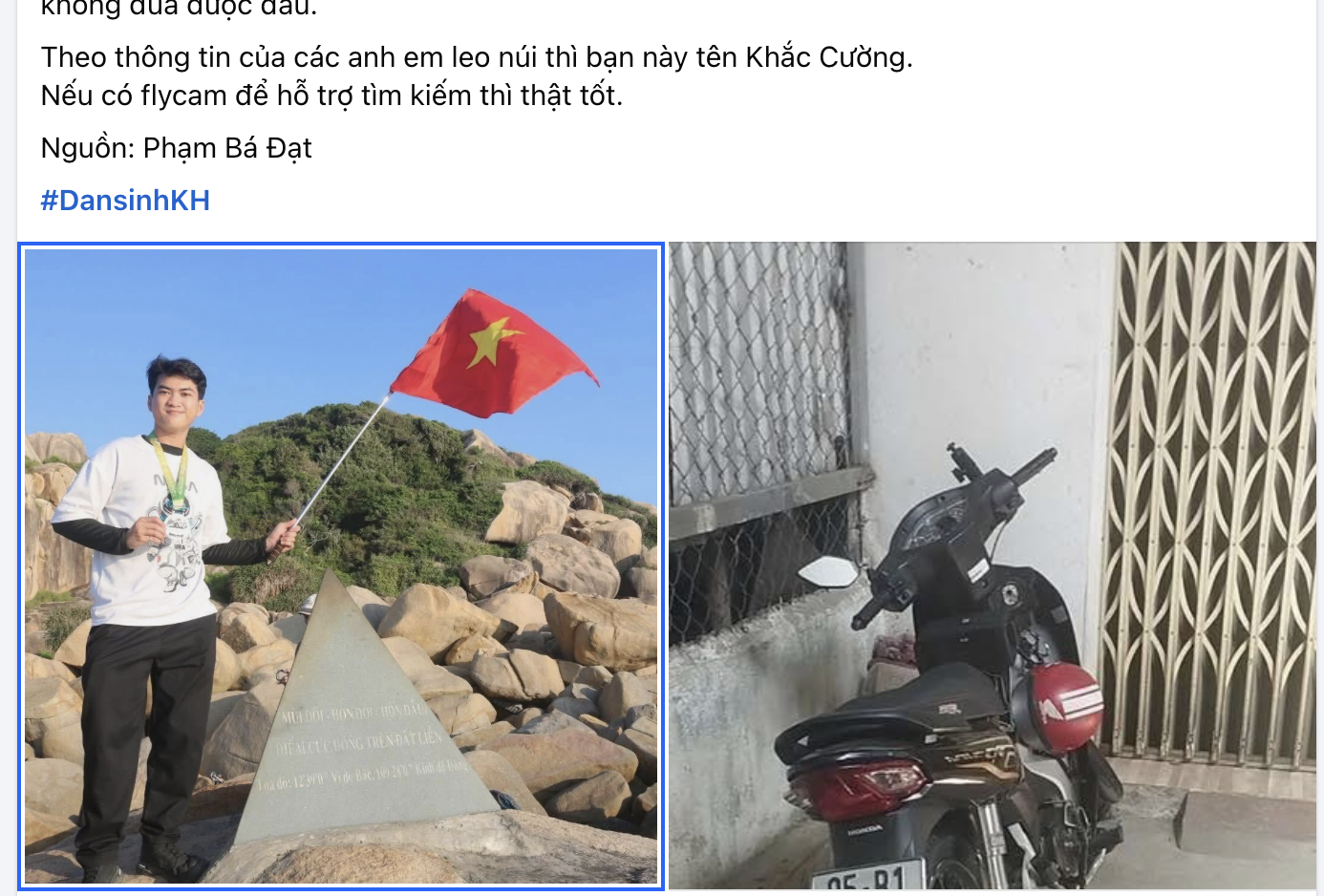 Một thanh niên mất tích 2 ngày khi leo núi Hoàng Ngưu Sơn- Ảnh 1.