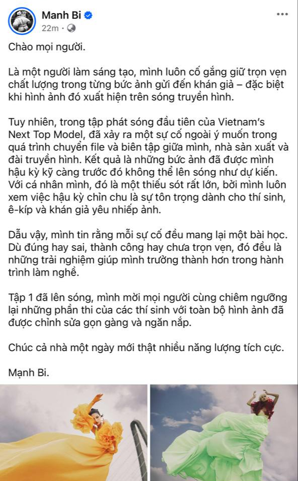 "Trùm cuối" trong drama ảnh bị chê tơi tả của Vietnam's Next Top Model lên tiếng- Ảnh 3.