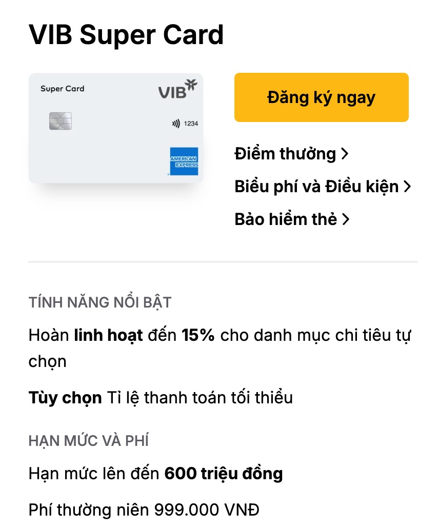 Cuộc chiến hoàn tiền thẻ tín dụng: VIB, TPBank, VPBank hay Techcombank đang "đốt tiền" thế nào để câu khách, và ai mới là người hào phóng thật sự?- Ảnh 5.