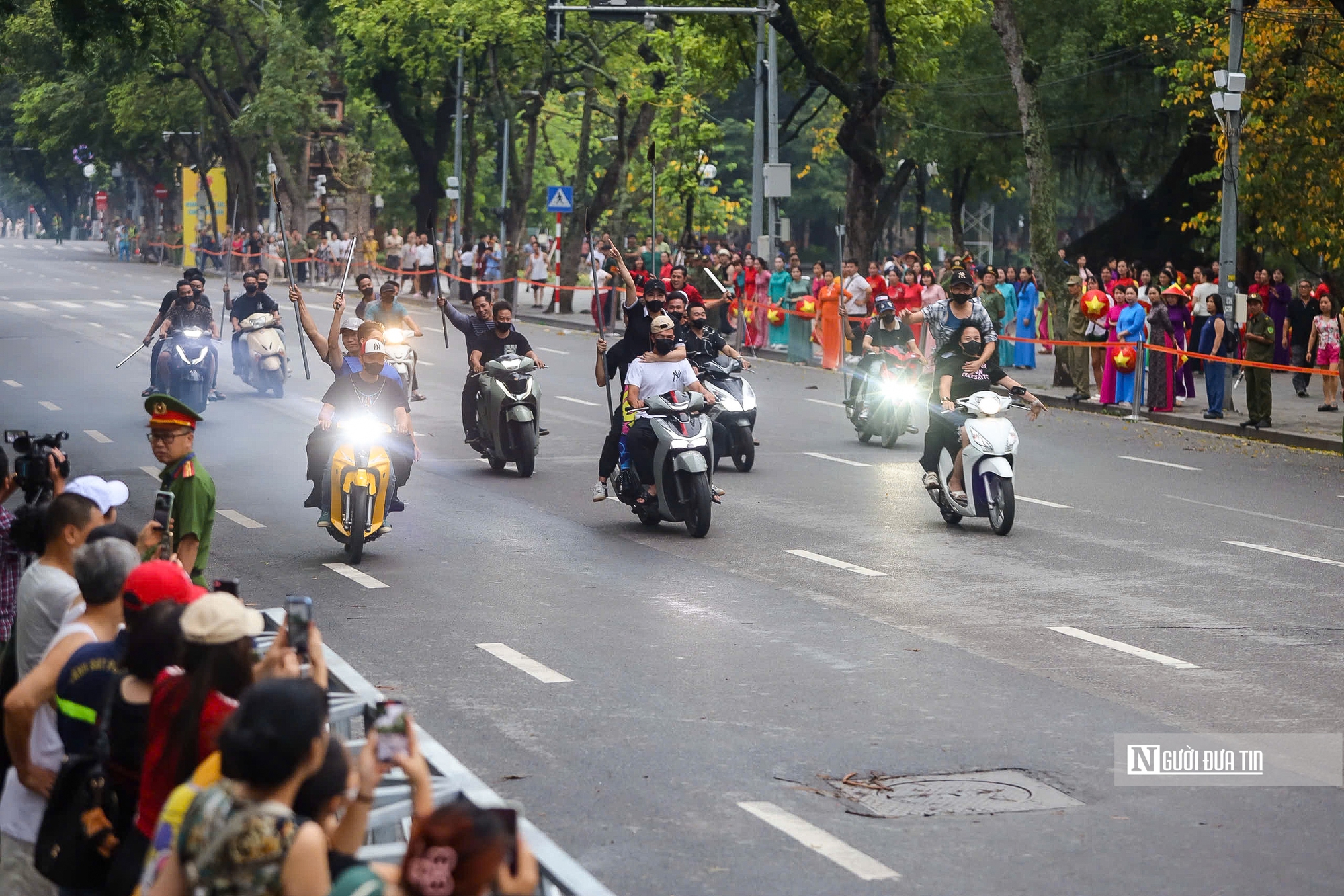 Công an Hà Nội sơ duyệt diễu binh chào mừng kỷ niệm 80 năm Cách mạng Tháng Tám- Ảnh 12.