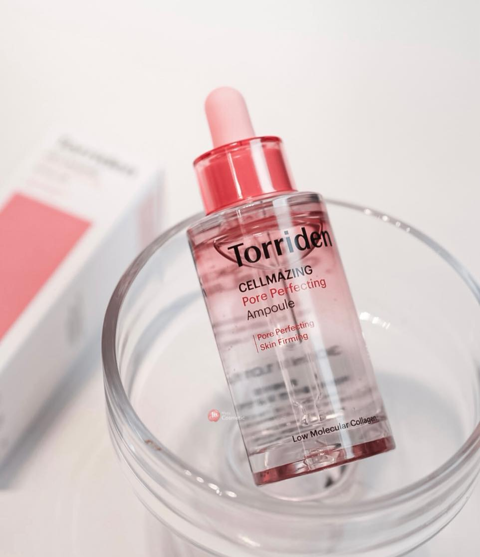Lỗ chân lông nhỏ đi thấy rõ sau 1 tháng cô nàng này dùng bộ đôi serum dưỡng da bình dân của Hàn- Ảnh 4.