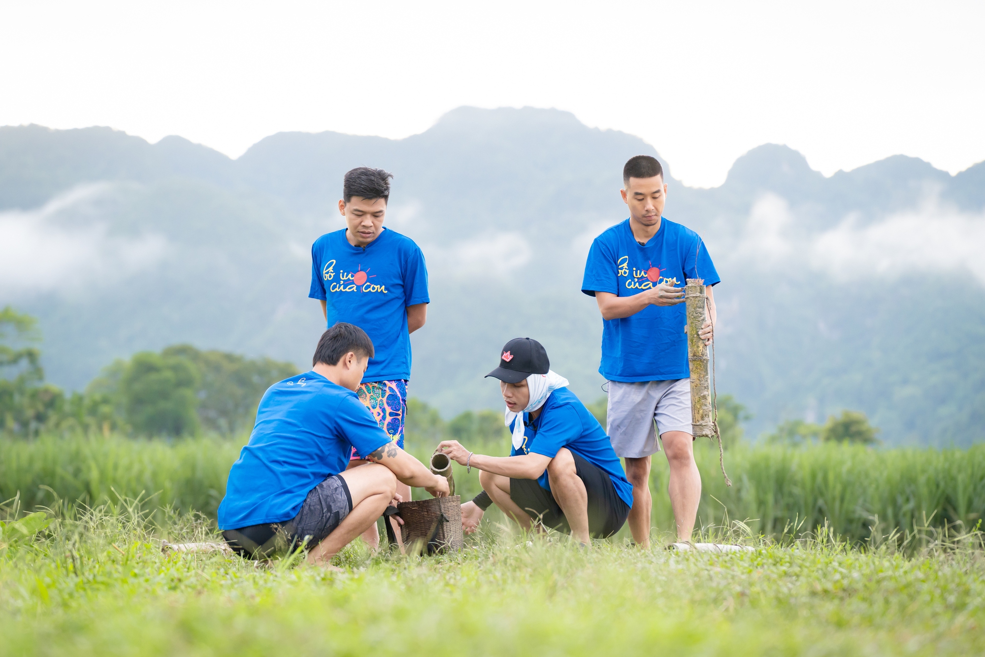 Tập 12 Bố Ơi Mình Đi Đâu Thế?: Dàn cast mở tiệc picnic ruộng đồng, Neko Lê và Audi phối hợp 