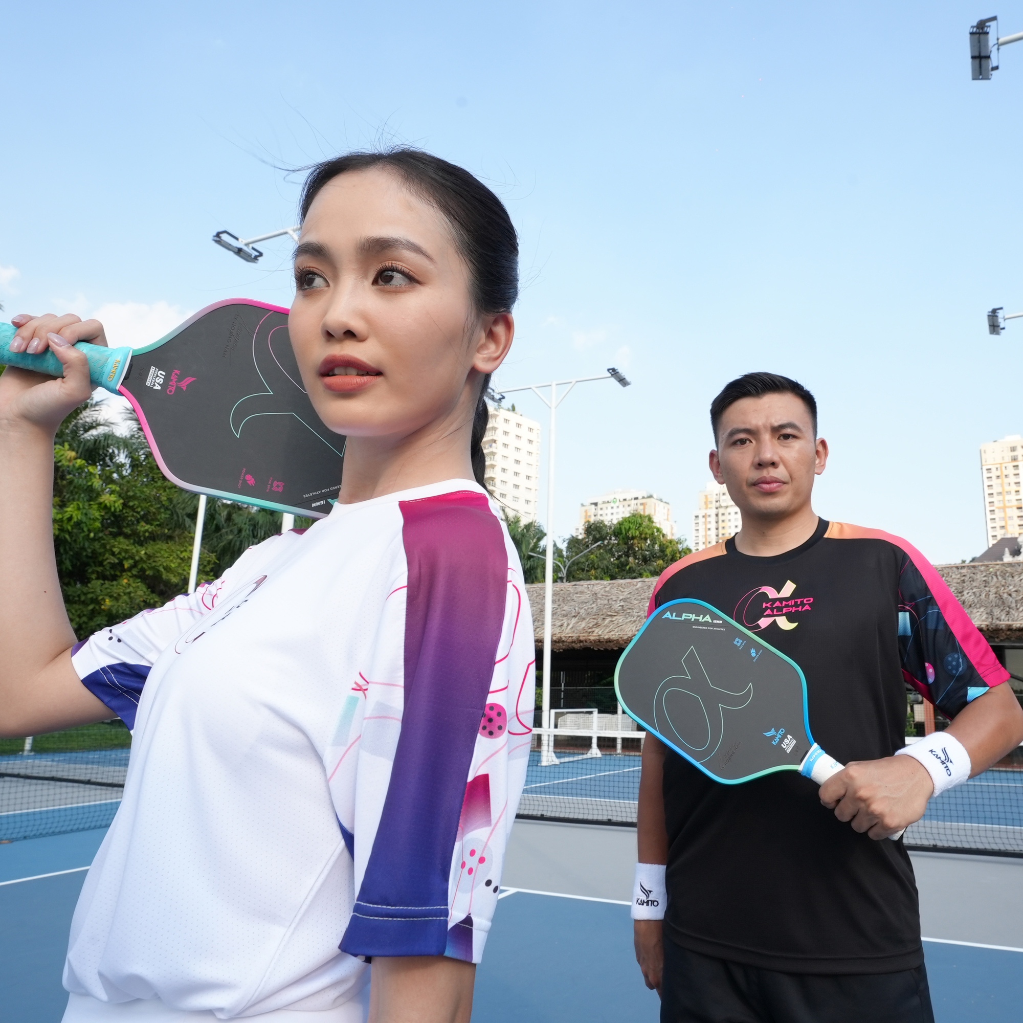 Chị đẹp, gái xinh khoe body nét căng trên sân pickleball, mua phụ kiện ở đâu?- Ảnh 8.