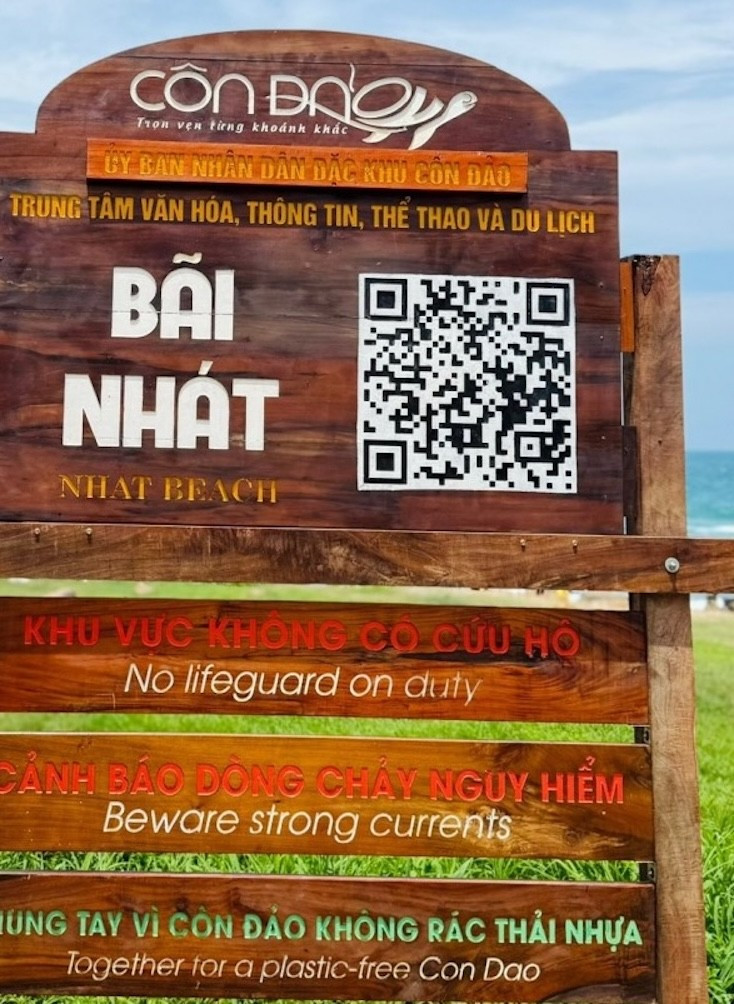 Tới Côn Đảo, chỉ cần quét QR là biết ngay lịch sử và điểm đến- Ảnh 2.