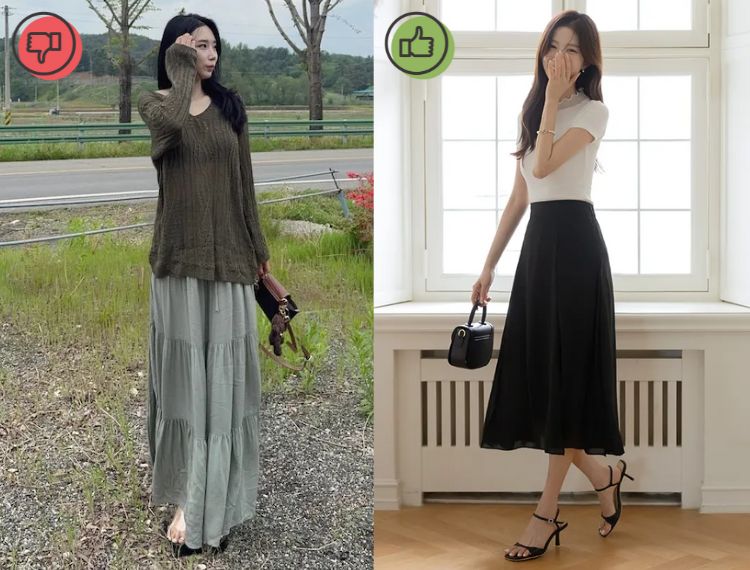Top 3 mẫu chân váy nàng có chiều cao khiêm tốn cần tránh xa- Ảnh 2. Top 3 mẫu chân váy nàng có chiều cao khiêm tốn cần tránh xa- Ảnh 2.