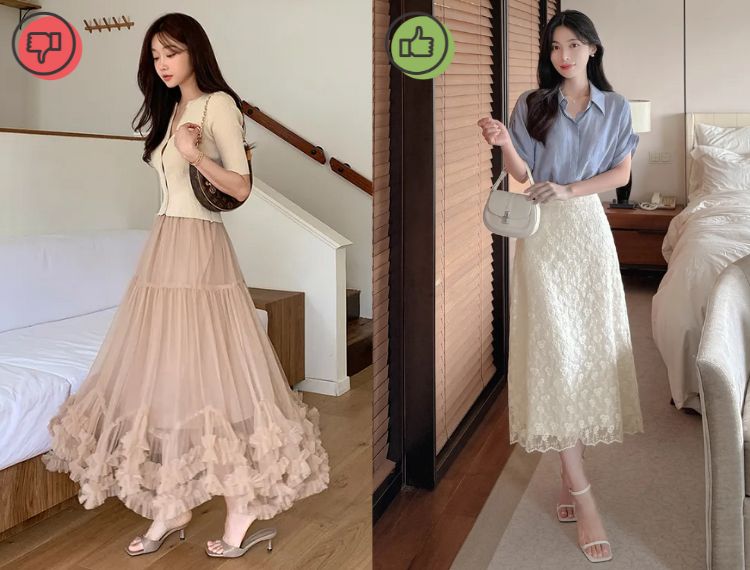 Top 3 mẫu chân váy nàng có chiều cao khiêm tốn cần tránh xa- Ảnh 3. Top 3 mẫu chân váy nàng có chiều cao khiêm tốn cần tránh xa- Ảnh 3.