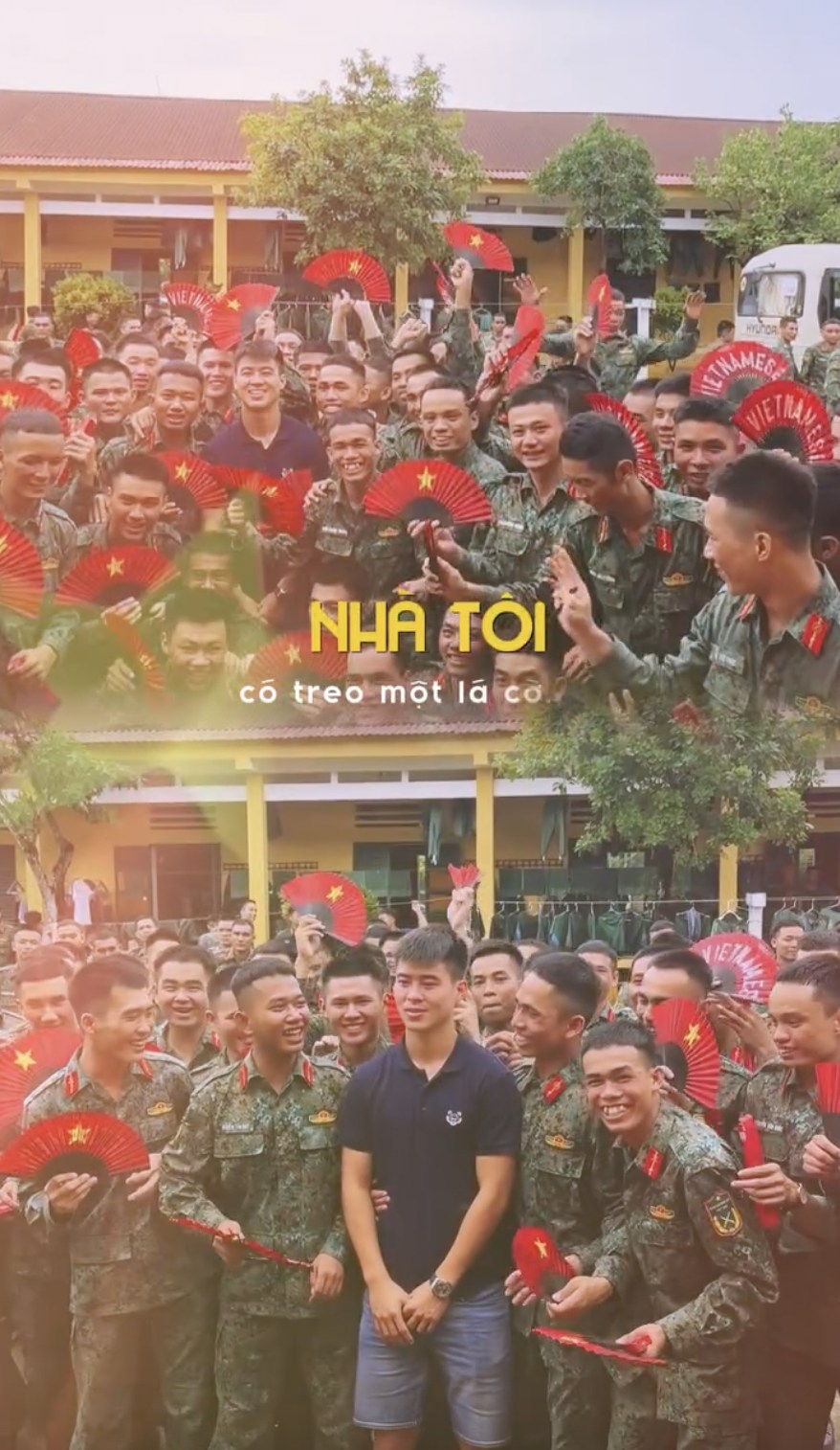 Quỳnh Anh - vợ Duy Mạnh lên đồ tiểu thư chụp ảnh với chiến sĩ A80, thế này làm gì còn bị chê mặc xấu- Ảnh 5.