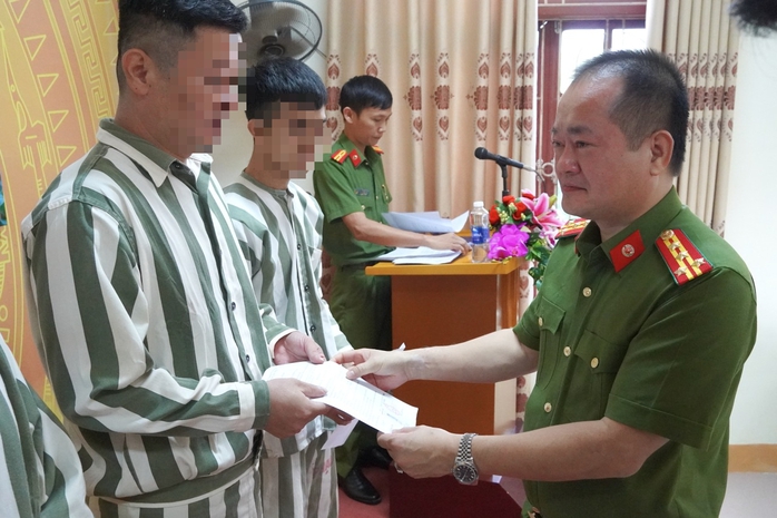 Niềm vui lớn của 167 phạm nhân ở Trại giam Đồng Sơn- Ảnh 1. Niềm vui lớn của 167 phạm nhân ở Trại giam Đồng Sơn- Ảnh 1.