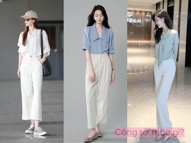Phụ nữ 40+ nên có ít nhất một chiếc quần trắng: Bí quyết mặc đẹp, thanh lịch mà không gò bó- Ảnh 11.
