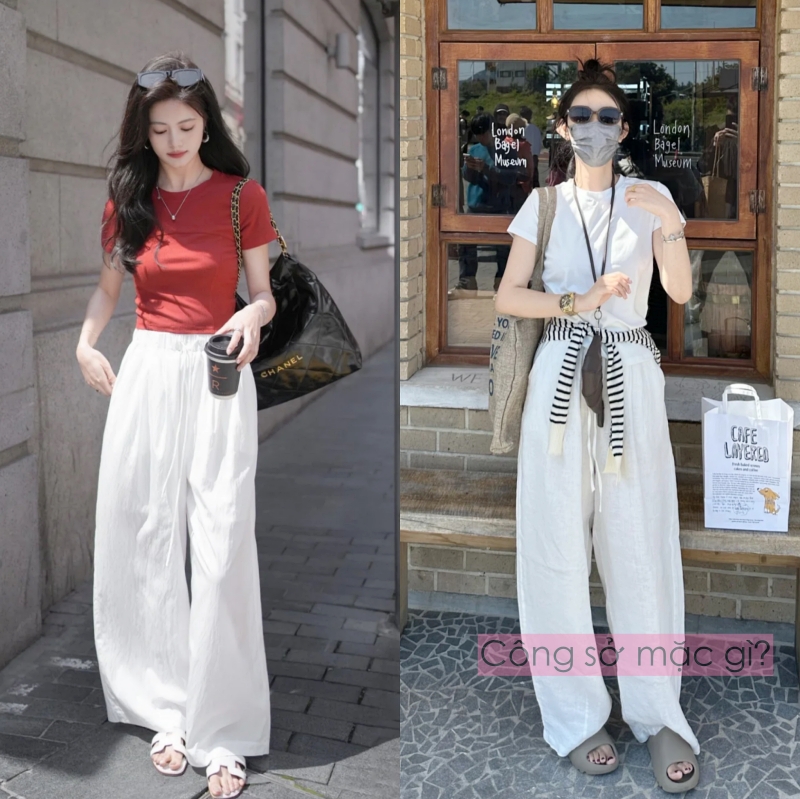 Phụ nữ 40+ nên có ít nhất một chiếc quần trắng: Bí quyết mặc đẹp, thanh lịch mà không gò bó- Ảnh 6.