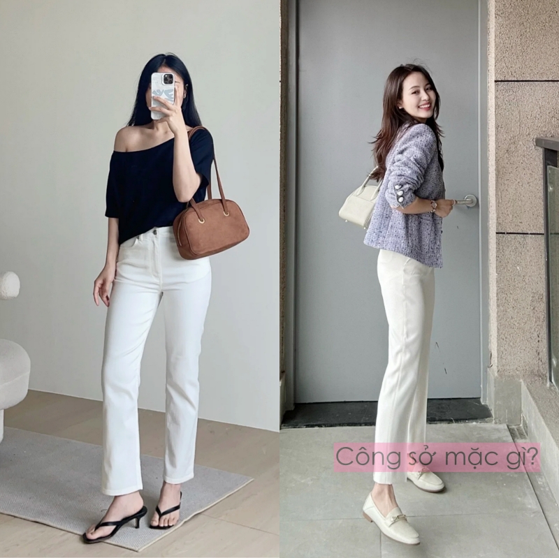 Phụ nữ 40+ nên có ít nhất một chiếc quần trắng: Bí quyết mặc đẹp, thanh lịch mà không gò bó- Ảnh 4.