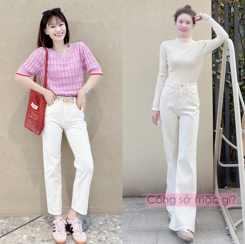 Phụ nữ 40+ nên có ít nhất một chiếc quần trắng: Bí quyết mặc đẹp, thanh lịch mà không gò bó- Ảnh 13.