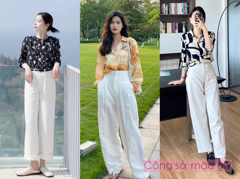 Phụ nữ 40+ nên có ít nhất một chiếc quần trắng: Bí quyết mặc đẹp, thanh lịch mà không gò bó- Ảnh 12.