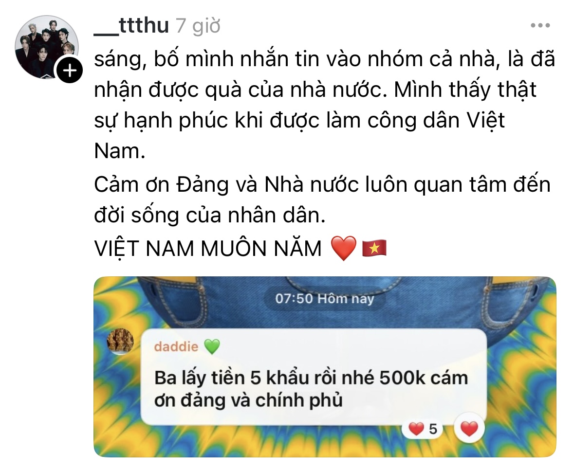 Quá dễ thương cách tiêu 100K quà Tết Độc lập nhận từ Nhà nước, có người còn đóng khung!- Ảnh 9.