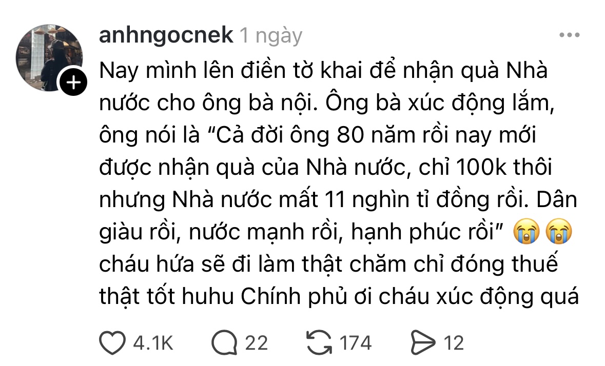 Quá dễ thương cách tiêu 100K quà Tết Độc lập nhận từ Nhà nước, có người còn đóng khung!- Ảnh 10.