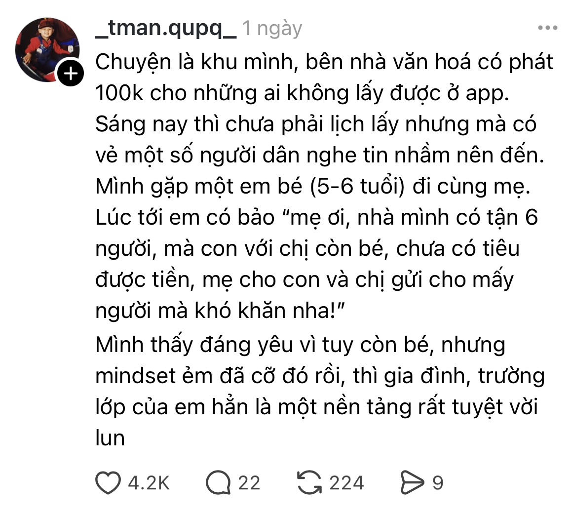 Quá dễ thương cách tiêu 100K quà Tết Độc lập nhận từ Nhà nước, có người còn đóng khung!- Ảnh 12.