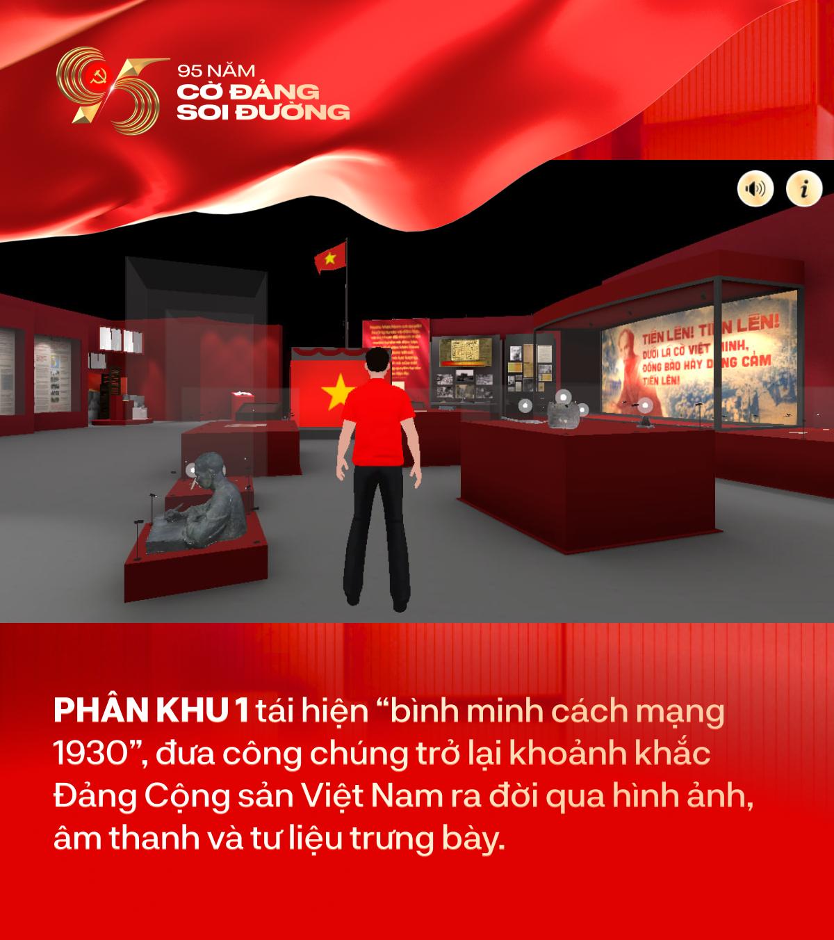 Triển lãm số “95 năm Cờ Đảng soi đường”: Khi lịch sử được tái hiện trên không gian số- Ảnh 4. Triển lãm số “95 năm Cờ Đảng soi đường”: Khi lịch sử được tái hiện trên không gian số- Ảnh 4.