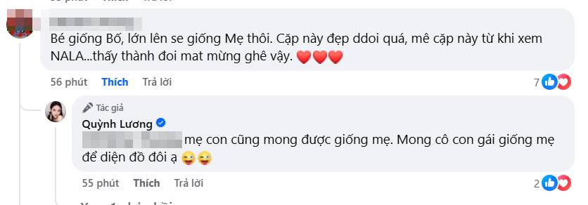Quỳnh Lương khoe con gái vừa đầy tháng, dân tình nhận xét 