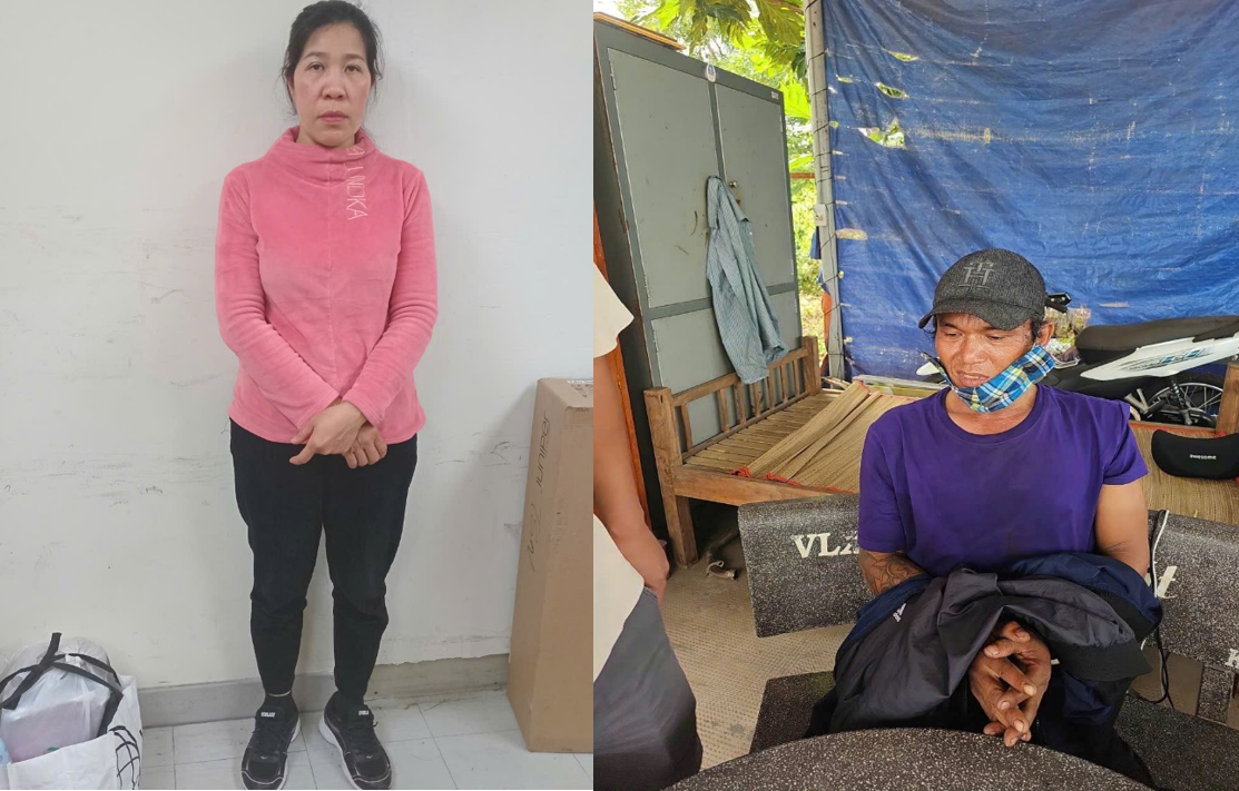 Bắt giữ đối tượng truy nã Điêu Tùng và Trần Thị Cẩm Vân- Ảnh 1.