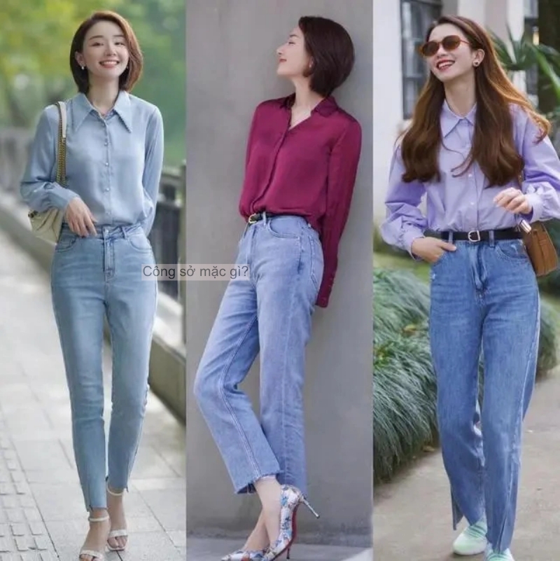 Mùa thu này, áo sơ mi lại hot trở lại! Ngay cả Cao Viên Viên cũng mê mặc, phối cùng váy hay quần đều rất đẹp- Ảnh 14.