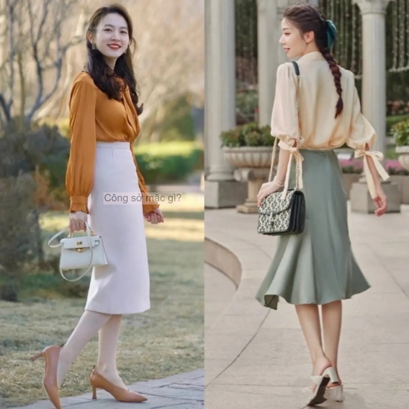 Mùa thu này, áo sơ mi lại hot trở lại! Ngay cả Cao Viên Viên cũng mê mặc, phối cùng váy hay quần đều rất đẹp- Ảnh 18.
