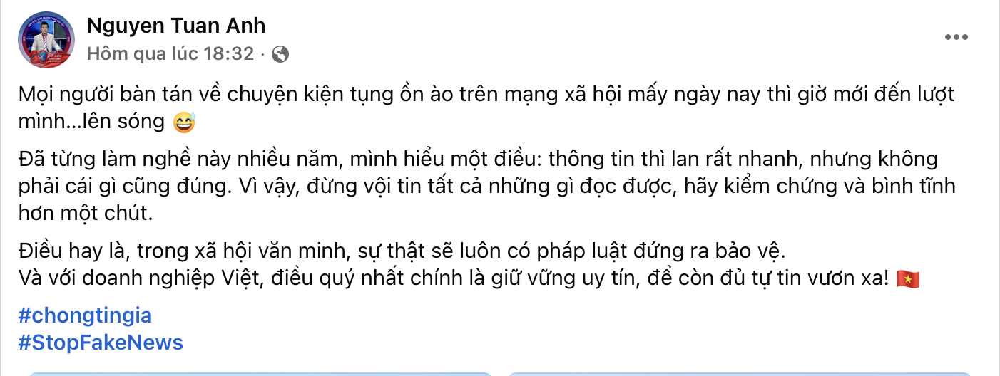 Trương Ngọc Ánh, Minh Tiệp, Lý Quí Khánh và nhiều KOLs lan toả thông điệp
